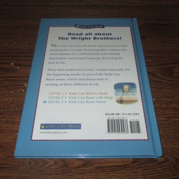 Kids Can Read Level 3: The Wright Brothers (2008, Kids Can Press) Hardcover Book - Picture 2 of 3